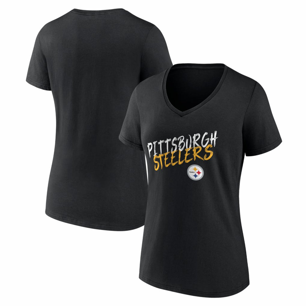 Pittsburgh Steelers Women's Hustle V-Neck T-Shirt | NFL Near me
