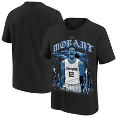 Black Ja Morant Memphis Grizzlies Youth City Edition Player T-Shirt | NBA