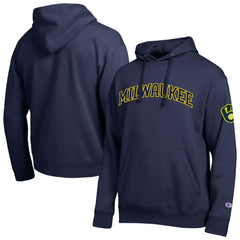 Milwaukee Brewers Champion All Star Wordmark Hoodie - MLB Hoodies