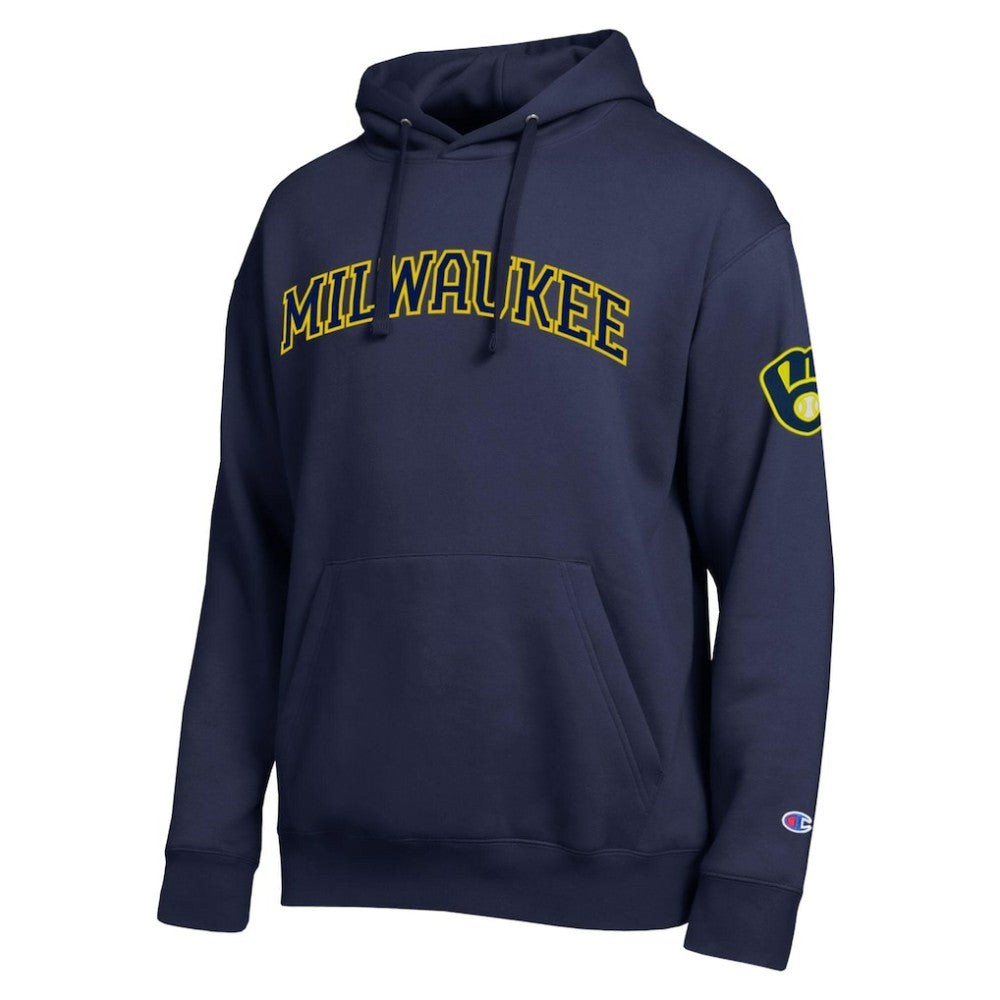 Milwaukee Brewers Champion All Star Wordmark Hoodie - MLB Hoodies