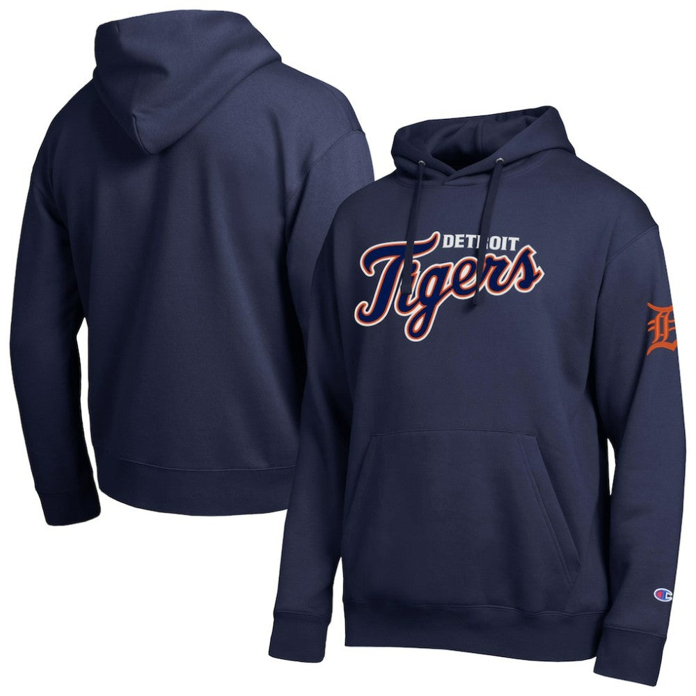 Detroit Tigers Champion All Star Wordmark Hoodie - MLB Hoodies