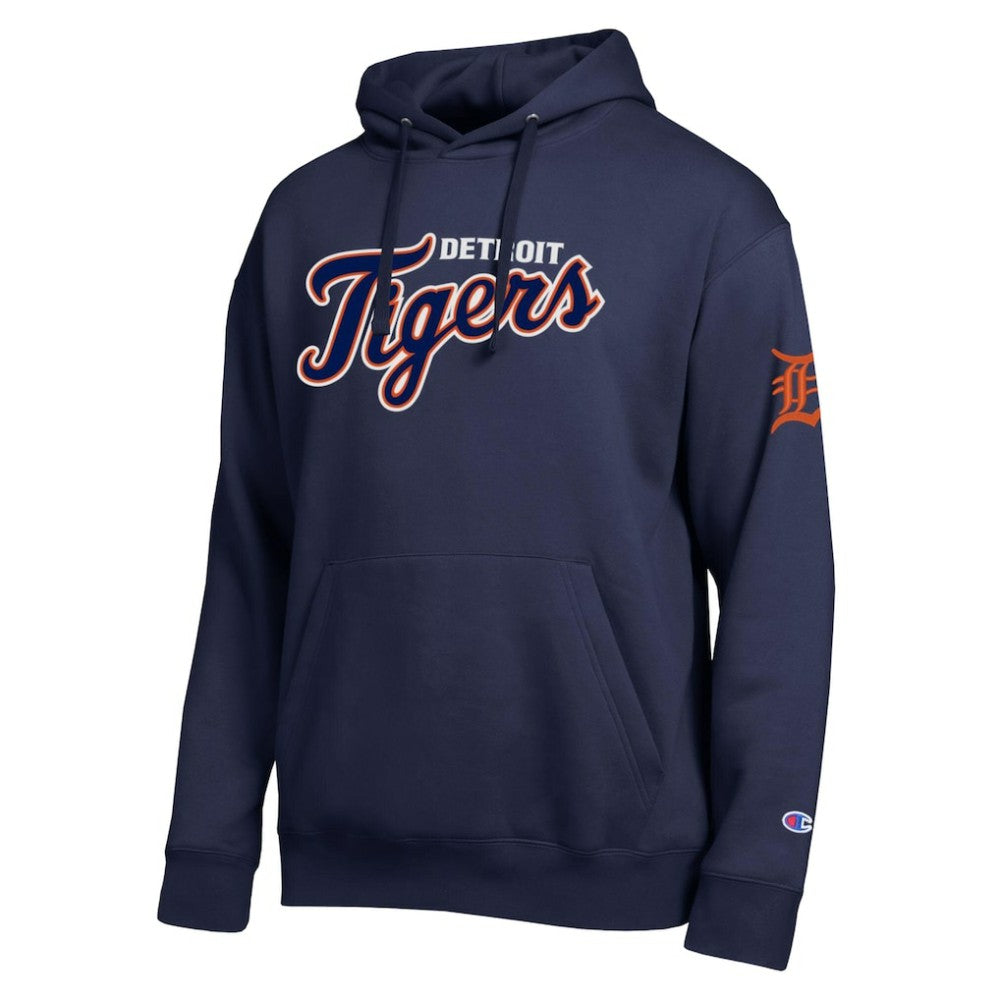 Detroit Tigers Champion All Star Wordmark Hoodie - MLB Hoodies
