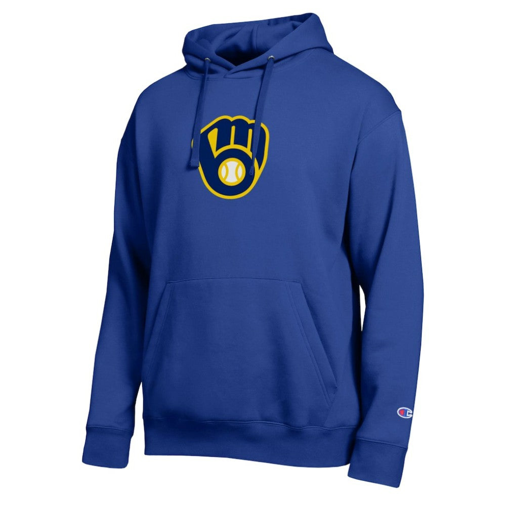 Milwaukee Brewers Champion All Star Embroidered Logo Hoodie - MLB Hoodies