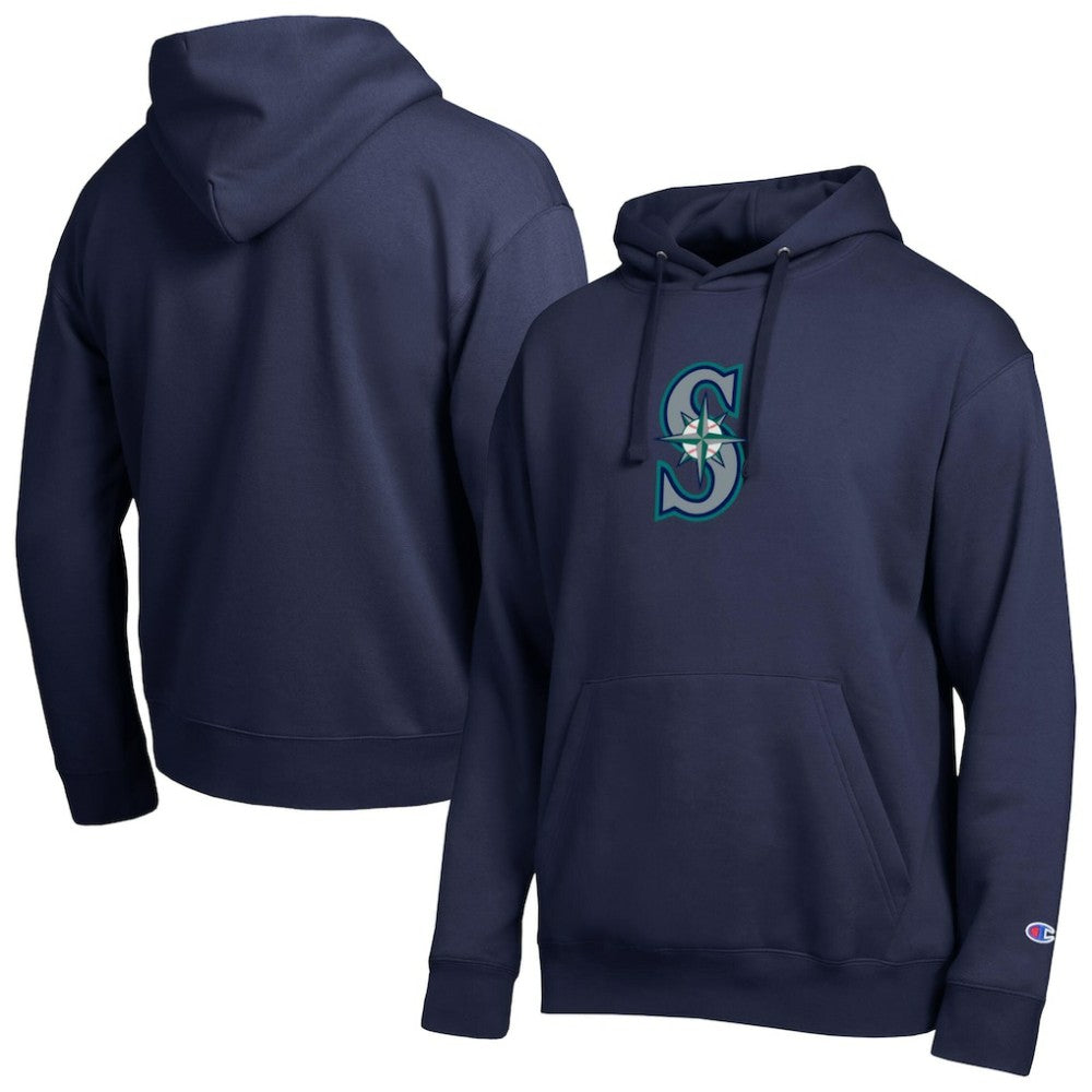 Seattle Mariners Champion All Star Embroidered Logo Hoodie - MLB Hoodies