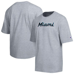 Miami Marlins Champion All Star Chenille Wordmark T-Shirt - MLB T-shirts