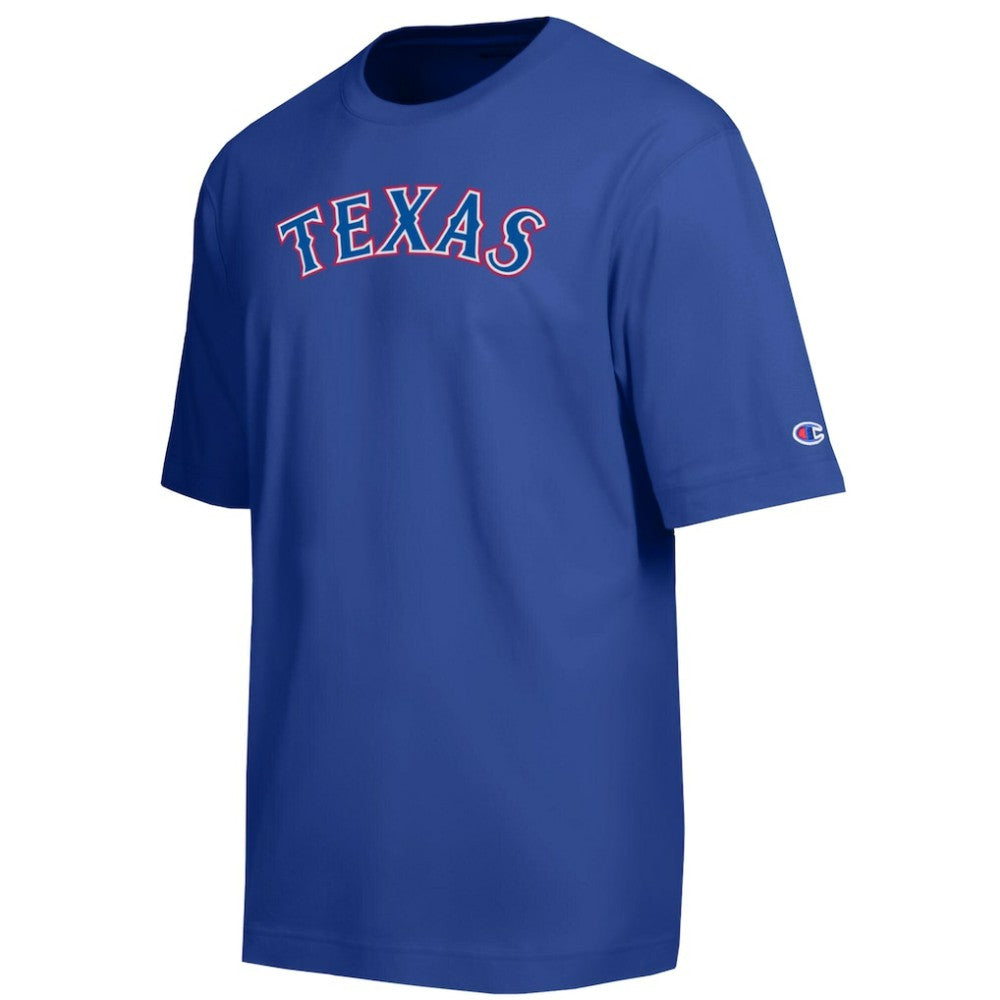 Texas Rangers Champion All Star Chenille Wordmark T-Shirt - MLB T-shirts