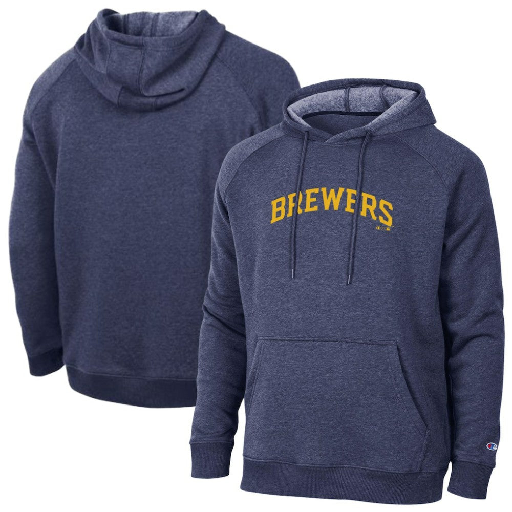 Milwaukee Brewers Champion Triumph Tri-Blend Raglan Hoodie - MLB Hoodies