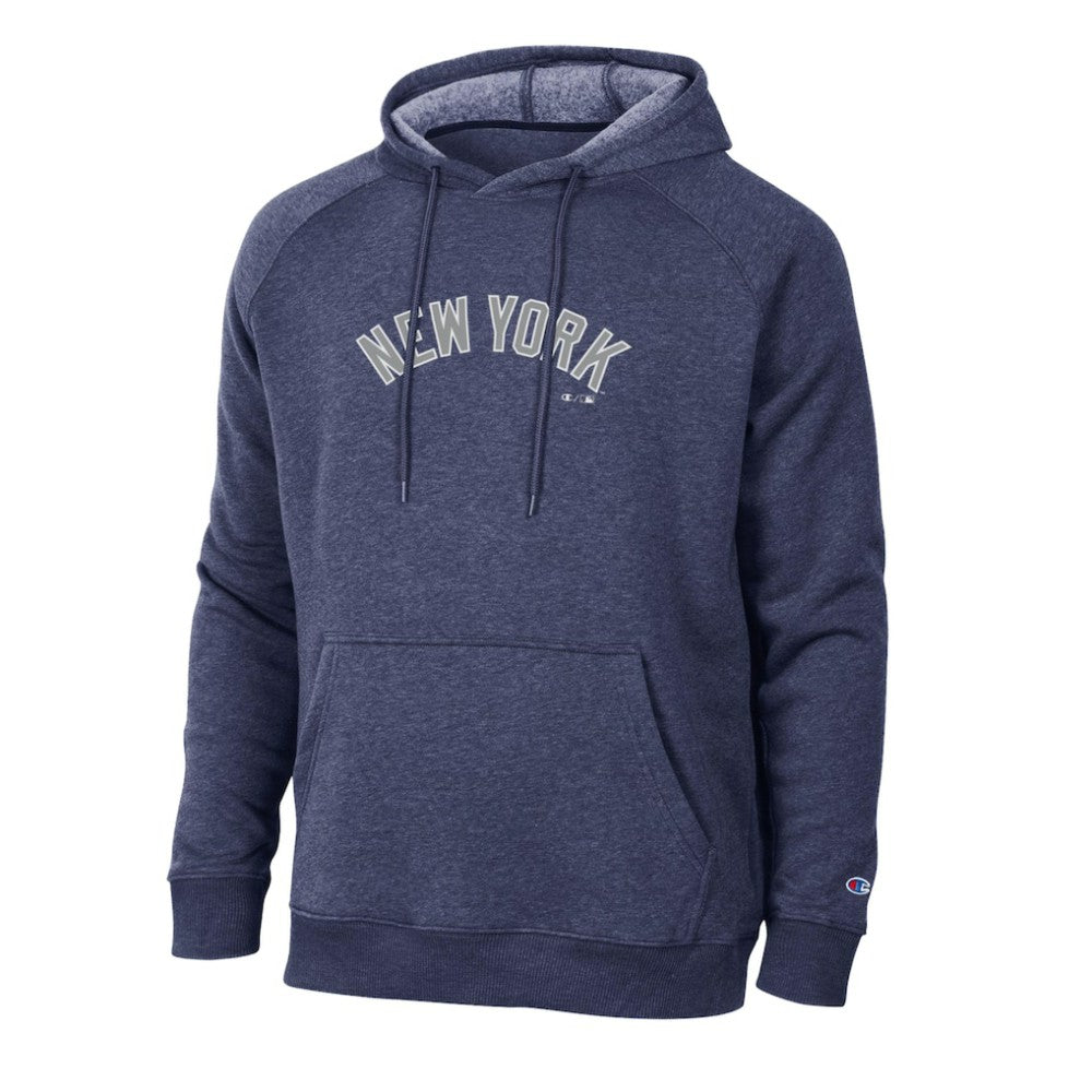 New York Yankees Champion Triumph Tri-Blend Raglan Hoodie - MLB Hoodies