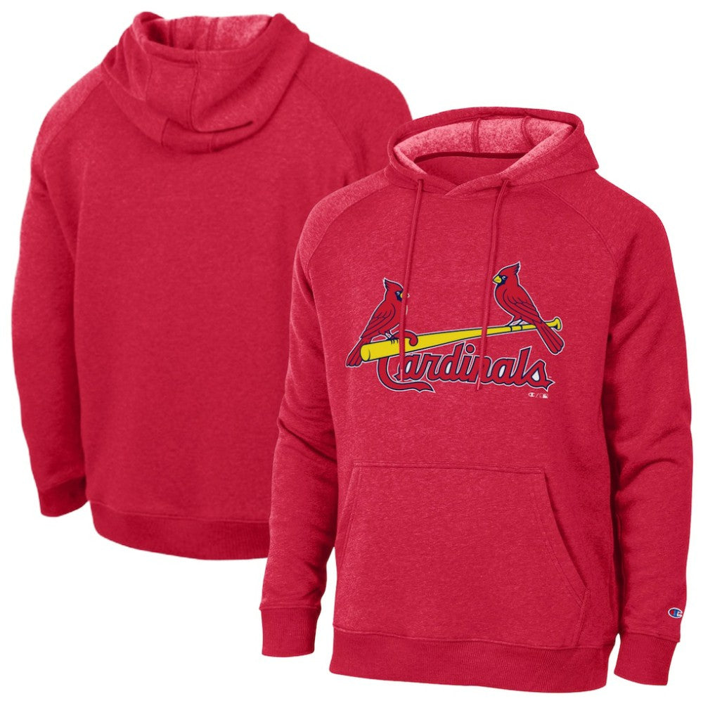 St. Louis Cardinals Champion Triumph Tri-Blend Raglan Hoodie - MLB Hoodies