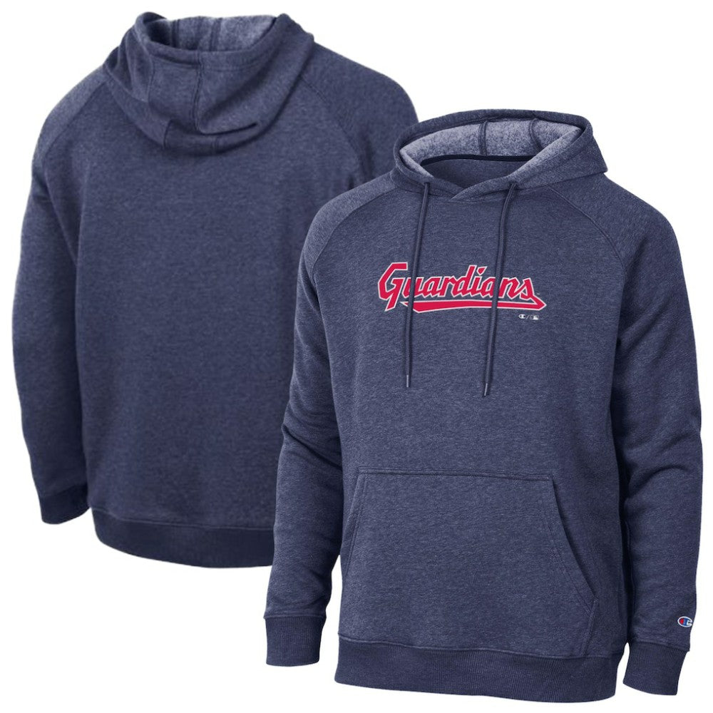 Cleveland Guardians Champion Triumph Tri-Blend Raglan Hoodie - MLB Hoodies