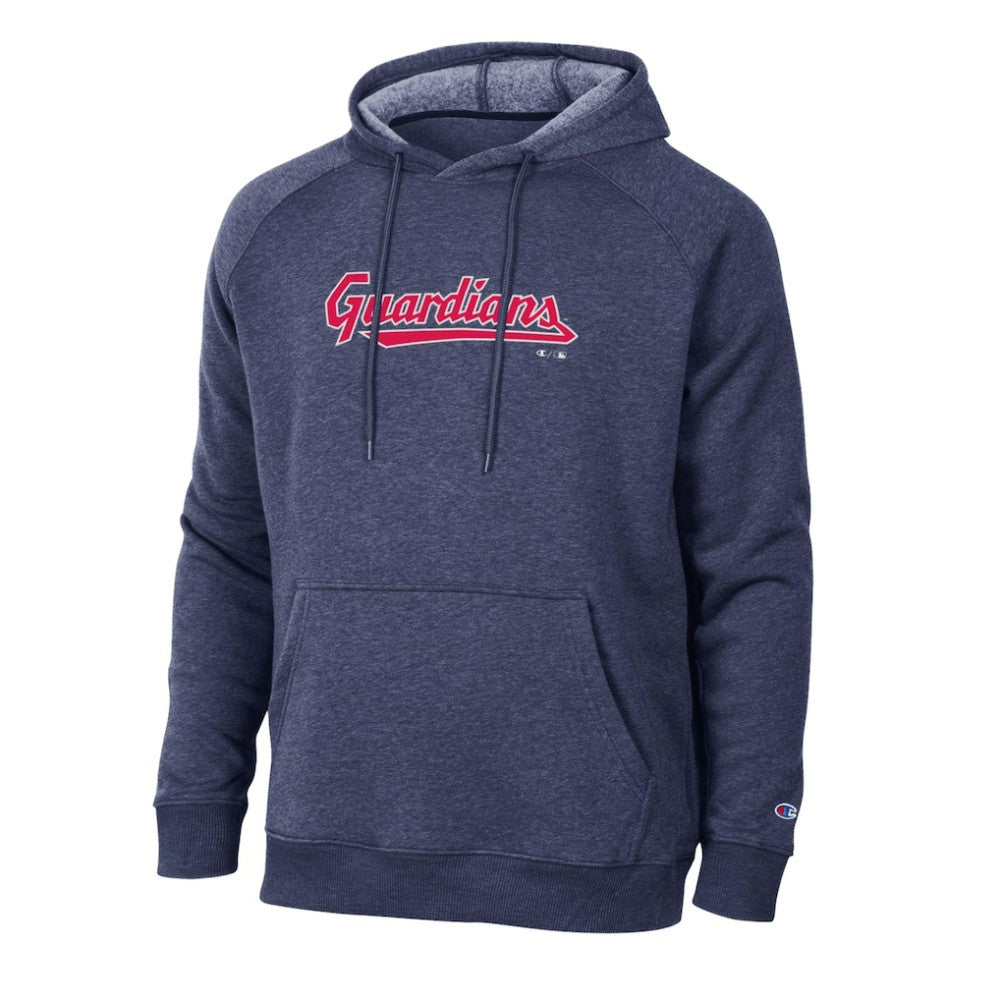 Cleveland Guardians Champion Triumph Tri-Blend Raglan Hoodie - MLB Hoodies