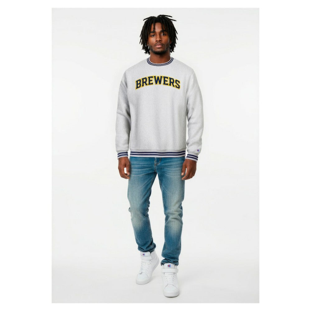 Milwaukee Brewers Champion Reverse Weave Sweatshirt - MLB Sweatshirts