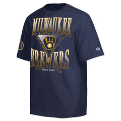 Milwaukee Brewers Champion Traditions Two Locations T-Shirt - MLB T-shirts