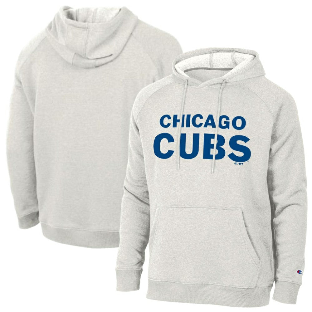 Chicago Cubs Champion Triumph Tri-Blend Raglan Hoodie - MLB Hoodies