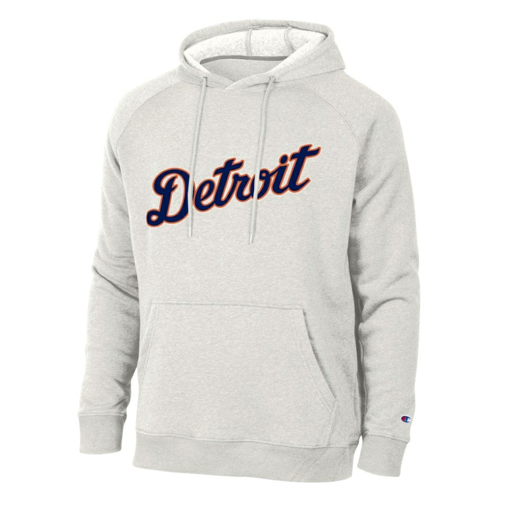 Detroit Tigers Champion Triumph Tri-Blend Raglan Hoodie - MLB Hoodies