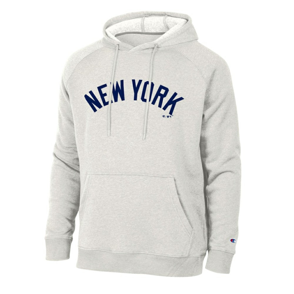 New York Yankees Champion Triumph Tri-Blend Raglan Hoodie - MLB Hoodies