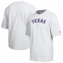 Texas Rangers Champion All Star Arched Chenille Wordmark T-Shirt - MLB T-shirts