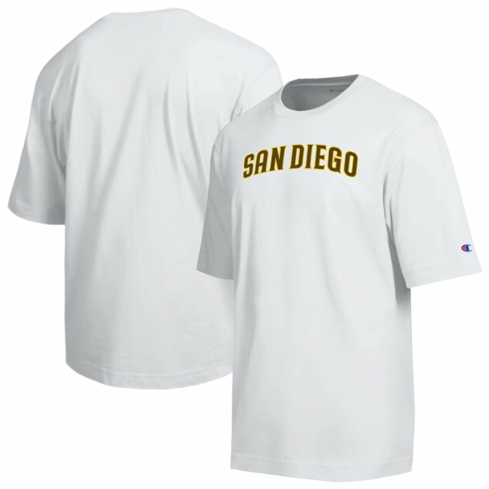 San Diego Padres Champion All Star Arched Chenille Wordmark T-Shirt - MLB T-shirts