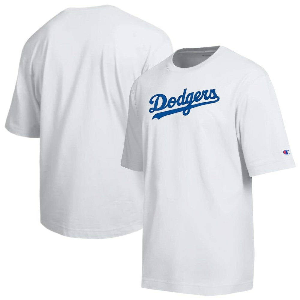 Los Angeles Dodgers Champion All Star Arched Chenille Wordmark T-Shirt - MLB T-shirts