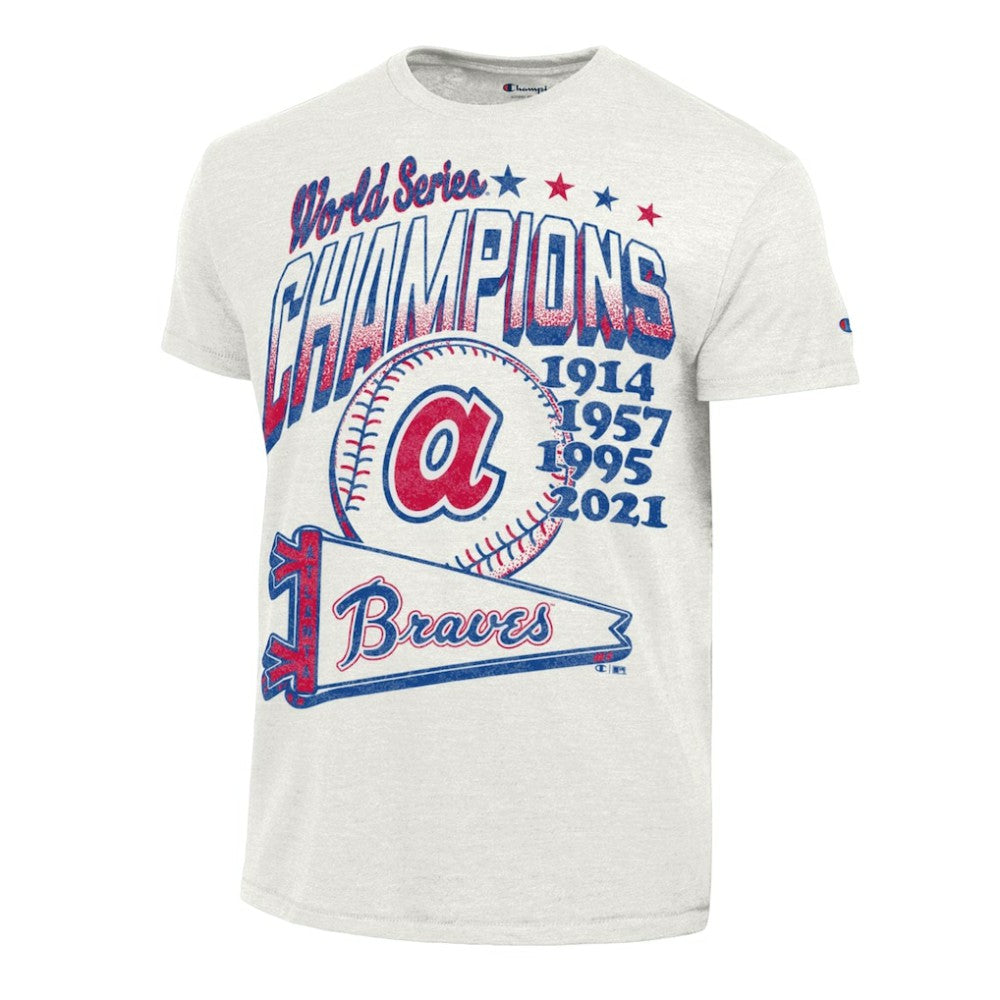Atlanta Braves Champion Winning Tradition Cooperstown Tri-Blend T-Shirt - MLB T-shirts