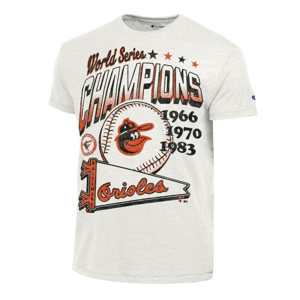 Baltimore Orioles Champion Winning Tradition Cooperstown Tri-Blend T-Shirt - MLB T-shirts