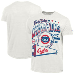 Chicago Cubs Champion Winning Tradition Cooperstown Tri-Blend T-Shirt - MLB T-shirts