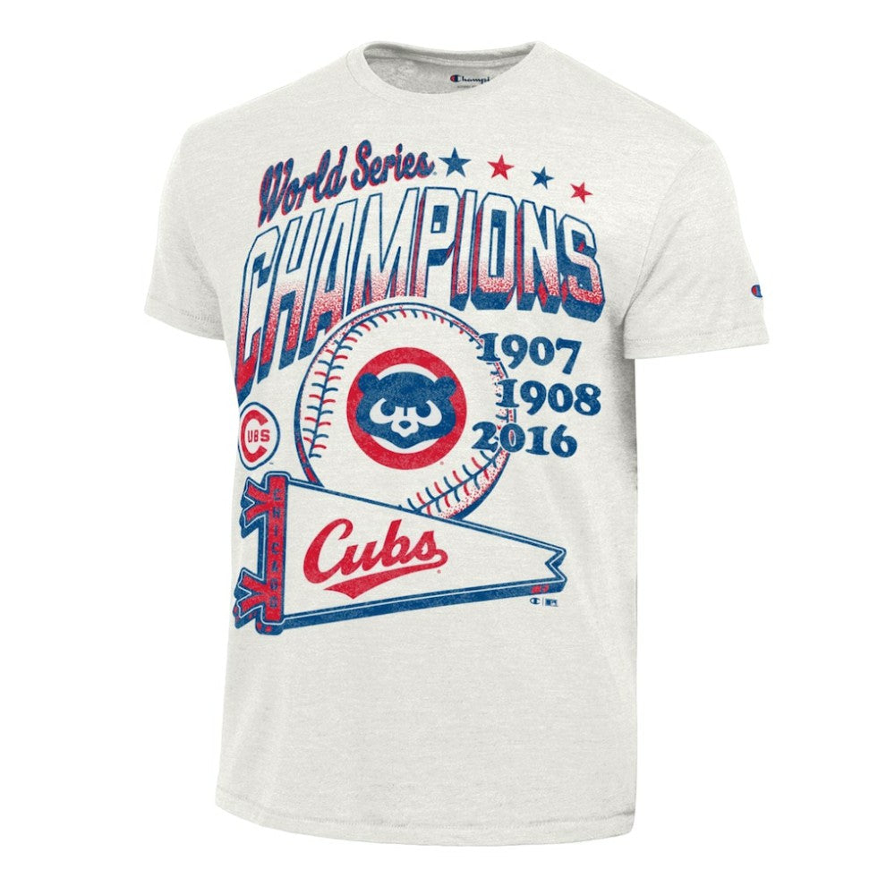 Chicago Cubs Champion Winning Tradition Cooperstown Tri-Blend T-Shirt - MLB T-shirts