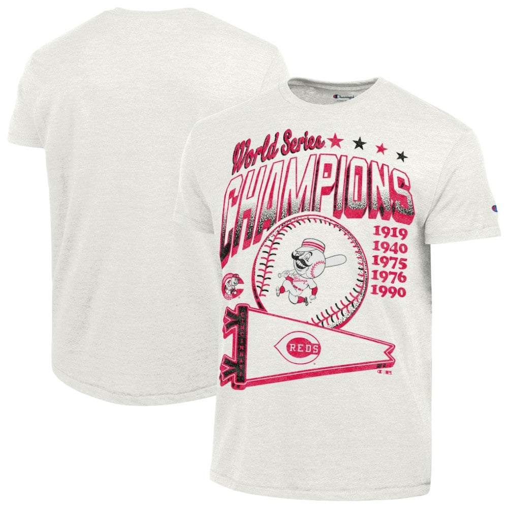 Cincinnati Reds Champion Winning Tradition Cooperstown Tri-Blend T-Shirt - MLB T-shirts