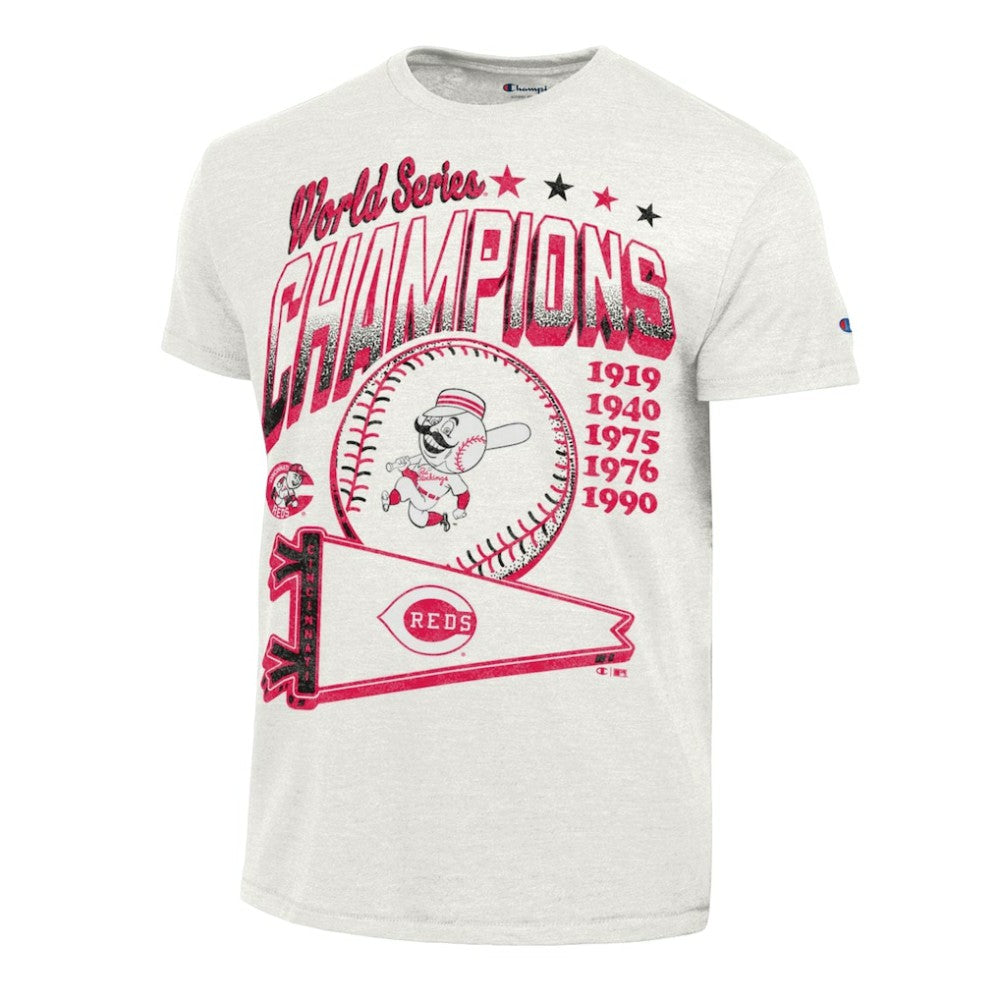 Cincinnati Reds Champion Winning Tradition Cooperstown Tri-Blend T-Shirt - MLB T-shirts