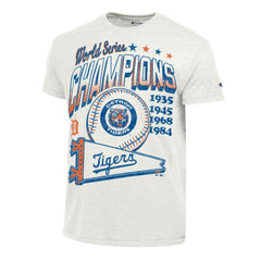 Detroit Tigers Champion Winning Tradition Cooperstown Tri-Blend T-Shirt - MLB T-shirts