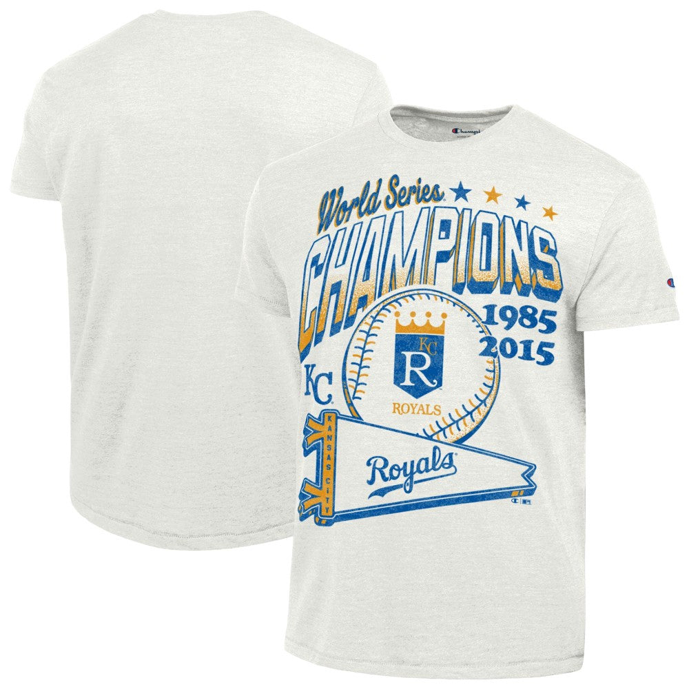 Kansas City Royals Champion Winning Tradition Cooperstown Tri-Blend T-Shirt - MLB T-shirts