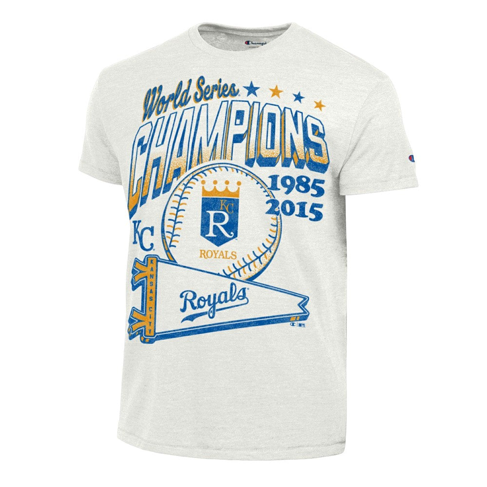 Kansas City Royals Champion Winning Tradition Cooperstown Tri-Blend T-Shirt - MLB T-shirts