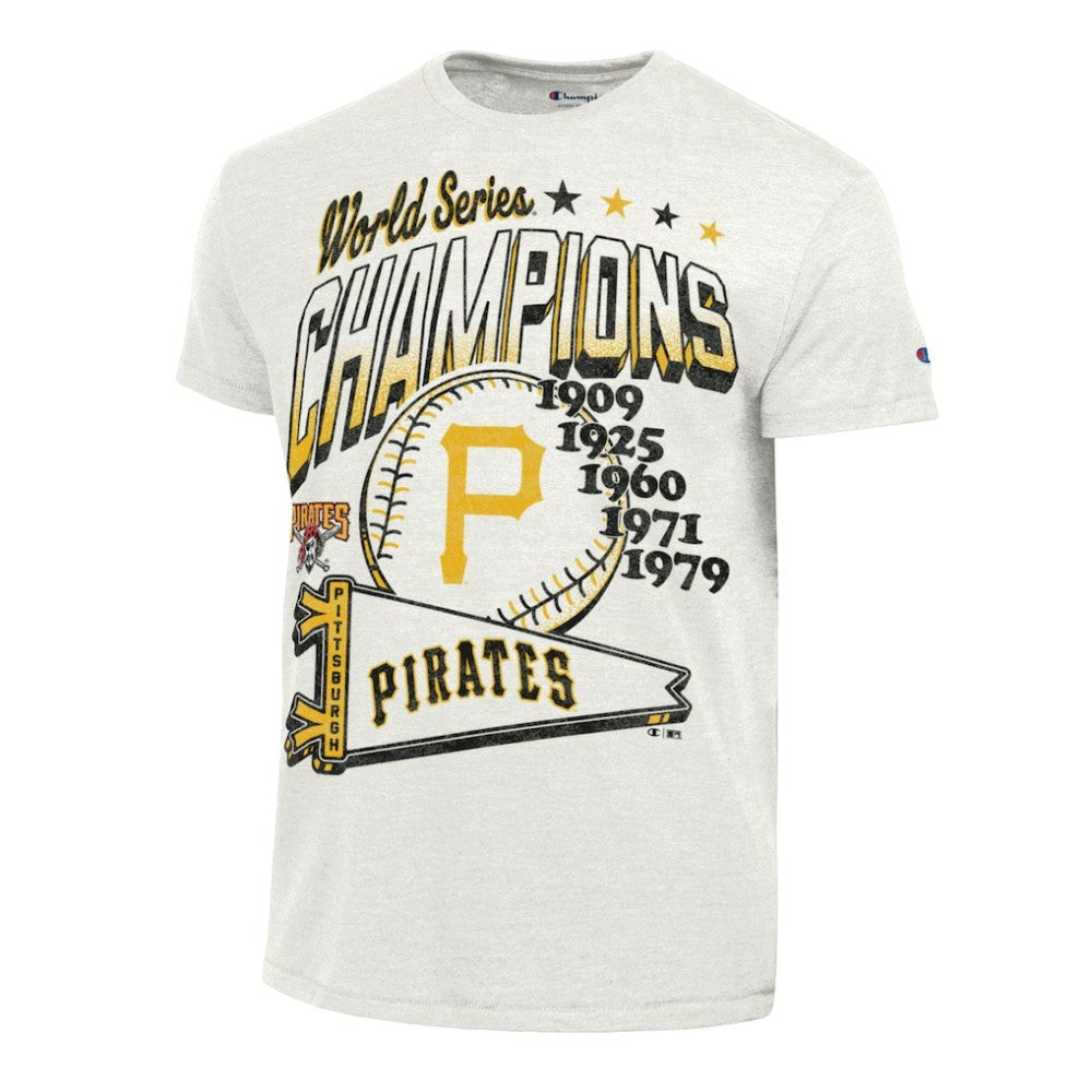 Pittsburgh Pirates Champion Winning Tradition Cooperstown Tri-Blend T-Shirt - MLB T-shirts