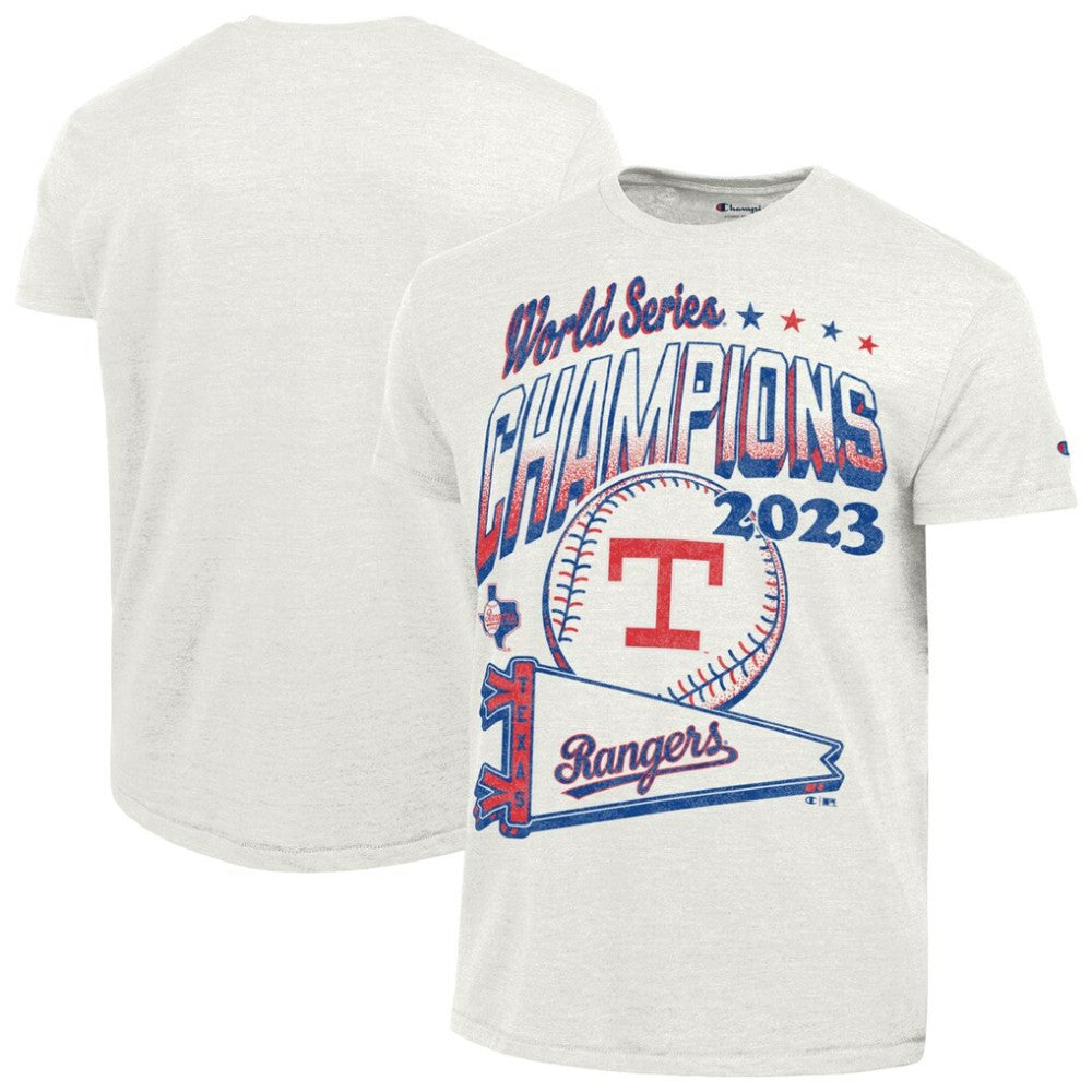 Texas Rangers Champion Winning Tradition Cooperstown Tri-Blend T-Shirt - MLB T-shirts