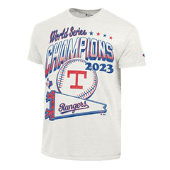 Texas Rangers Champion Winning Tradition Cooperstown Tri-Blend T-Shirt - MLB T-shirts