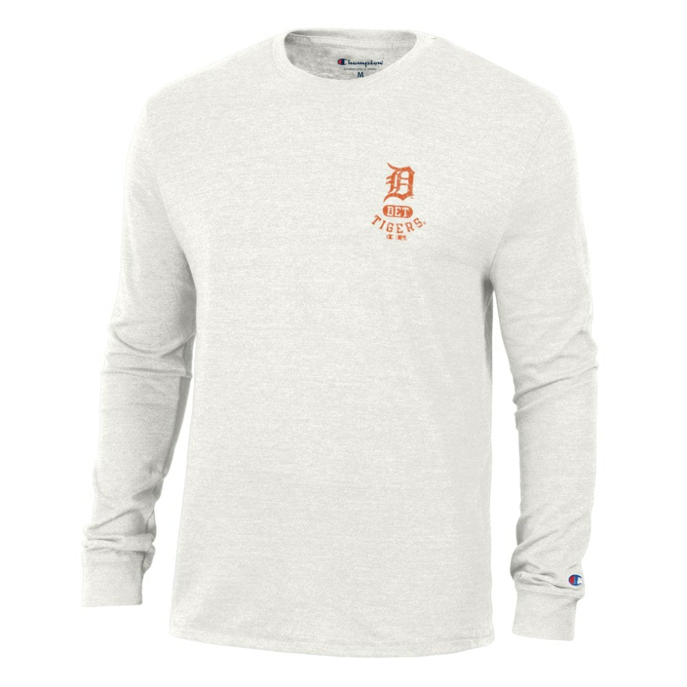 Detroit Tigers Champion Cooperstown Winning Tradition Tri-Blend Long Sleeve T-Shirt - MLB T-shirts