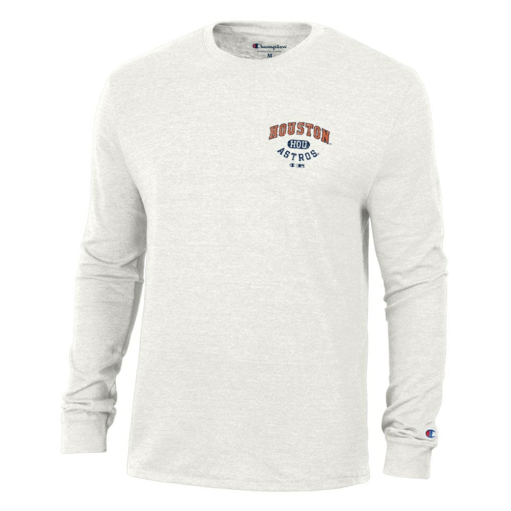Houston Astros Champion Cooperstown Winning Tradition Tri-Blend Long Sleeve T-Shirt - MLB T-shirts