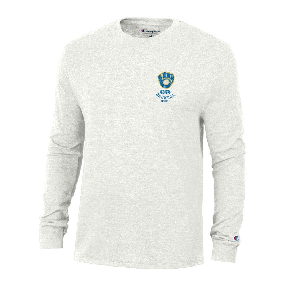 Milwaukee Brewers Champion Cooperstown Winning Tradition Tri-Blend Long Sleeve T-Shirt - MLB T-shirts