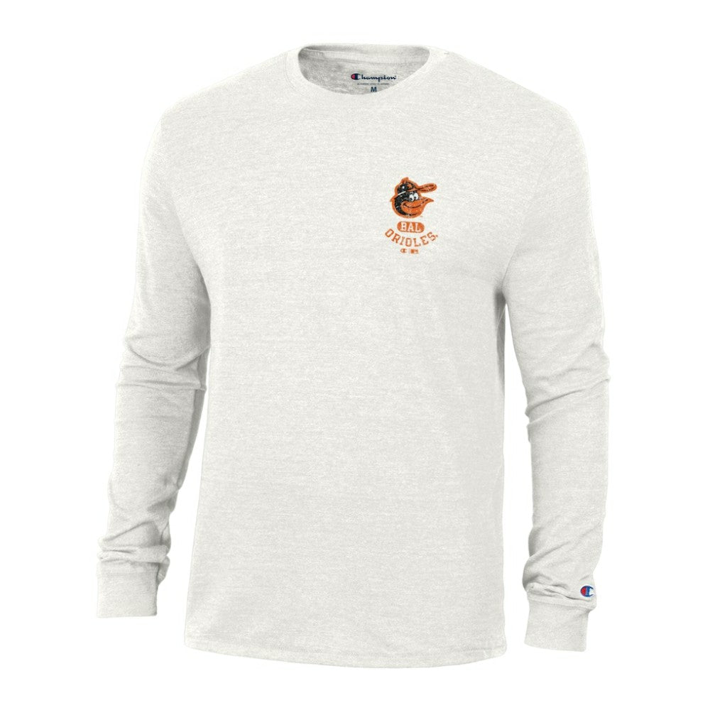 Baltimore Orioles Champion Cooperstown Winning Tradition Tri-Blend Long Sleeve T-Shirt - MLB T-shirts