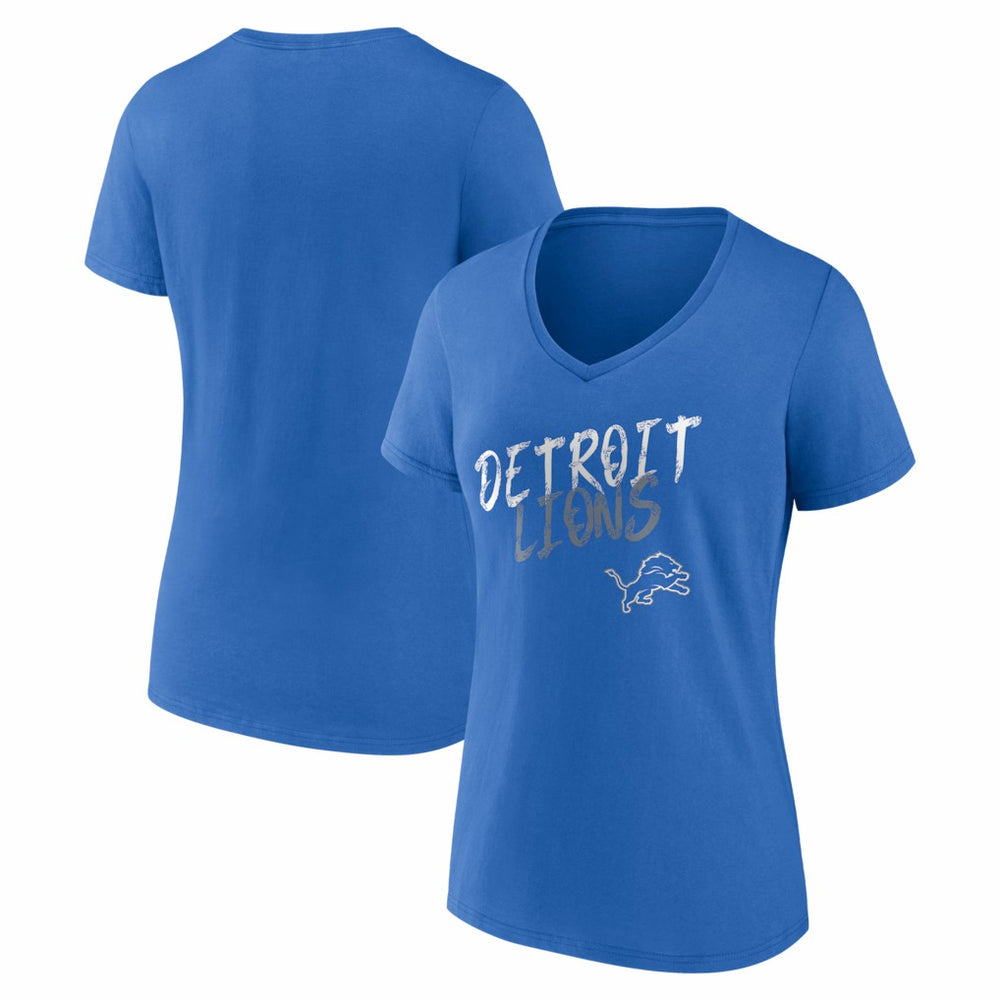 Detroit Lions Women's Hustle V-Neck T-Shirt | NFL Sale