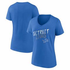 Detroit Lions Women's Hustle V-Neck T-Shirt | NFL Sale
