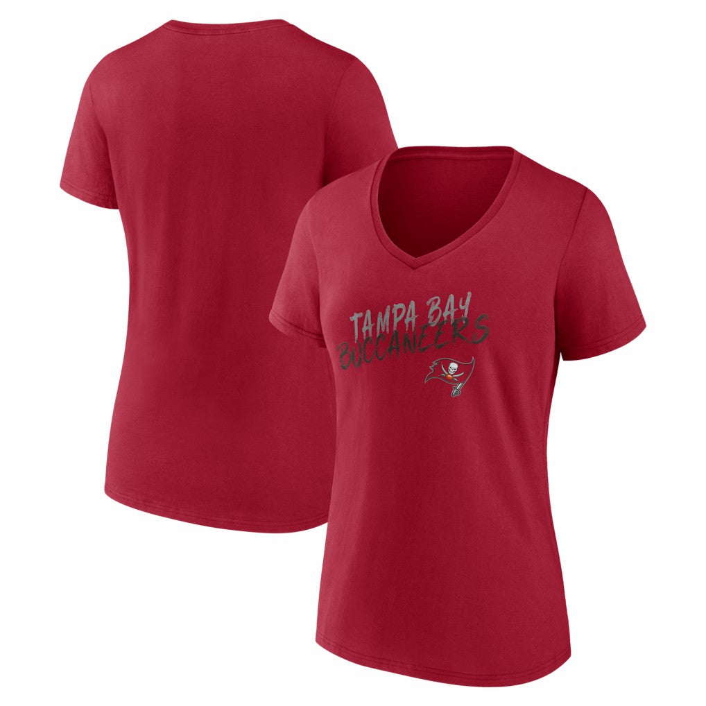 Tampa Bay Buccaneers Women's Hustle V-Neck T-Shirt | NFL On sale