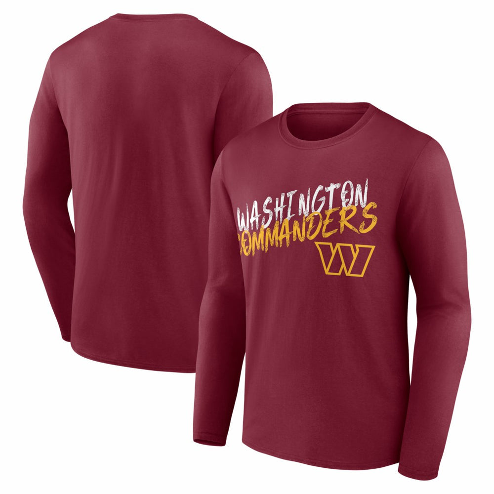 Washington Commanders Hustle Long Sleeve T-Shirt | NFL New