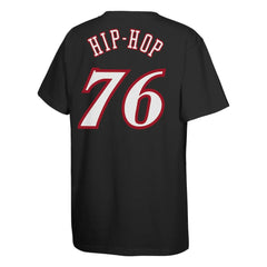 Black Philadelphia 76ers Youth Hip Hop T-Shirt | NBA