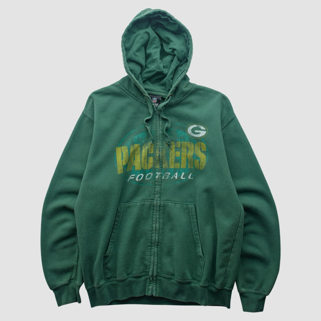 Green Bay Packers Team Edition Apparel 2010s Hooded Full Zip Sweatshirt | NFL New