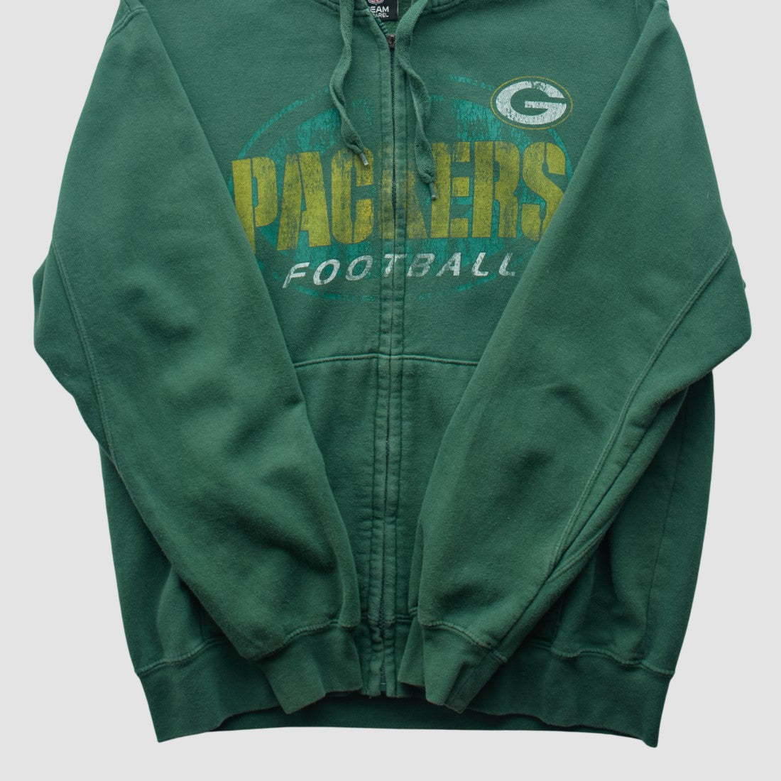 Green Bay Packers Team Edition Apparel 2010s Hooded Full Zip Sweatshirt | NFL New
