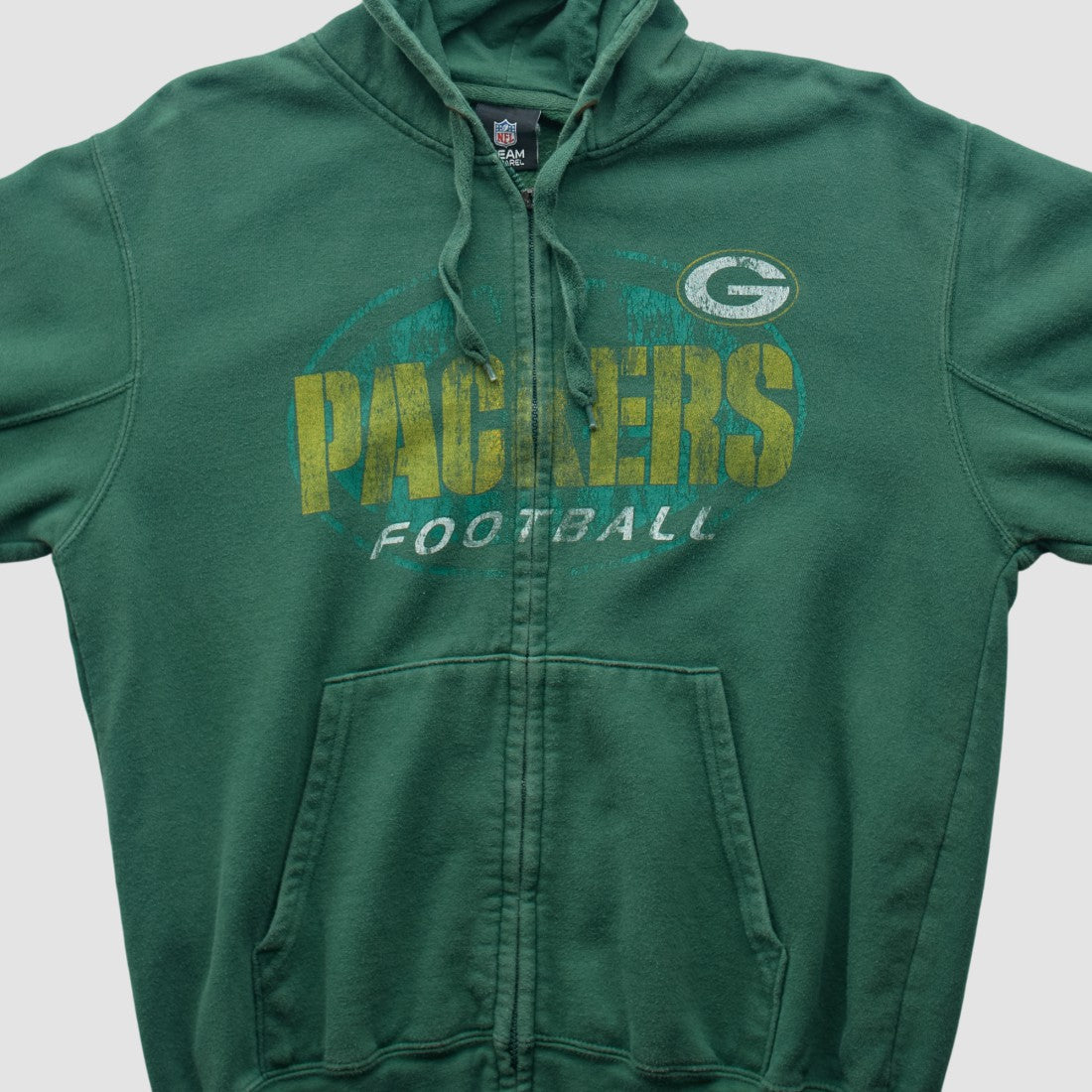 Green Bay Packers Team Edition Apparel 2010s Hooded Full Zip Sweatshirt | NFL New