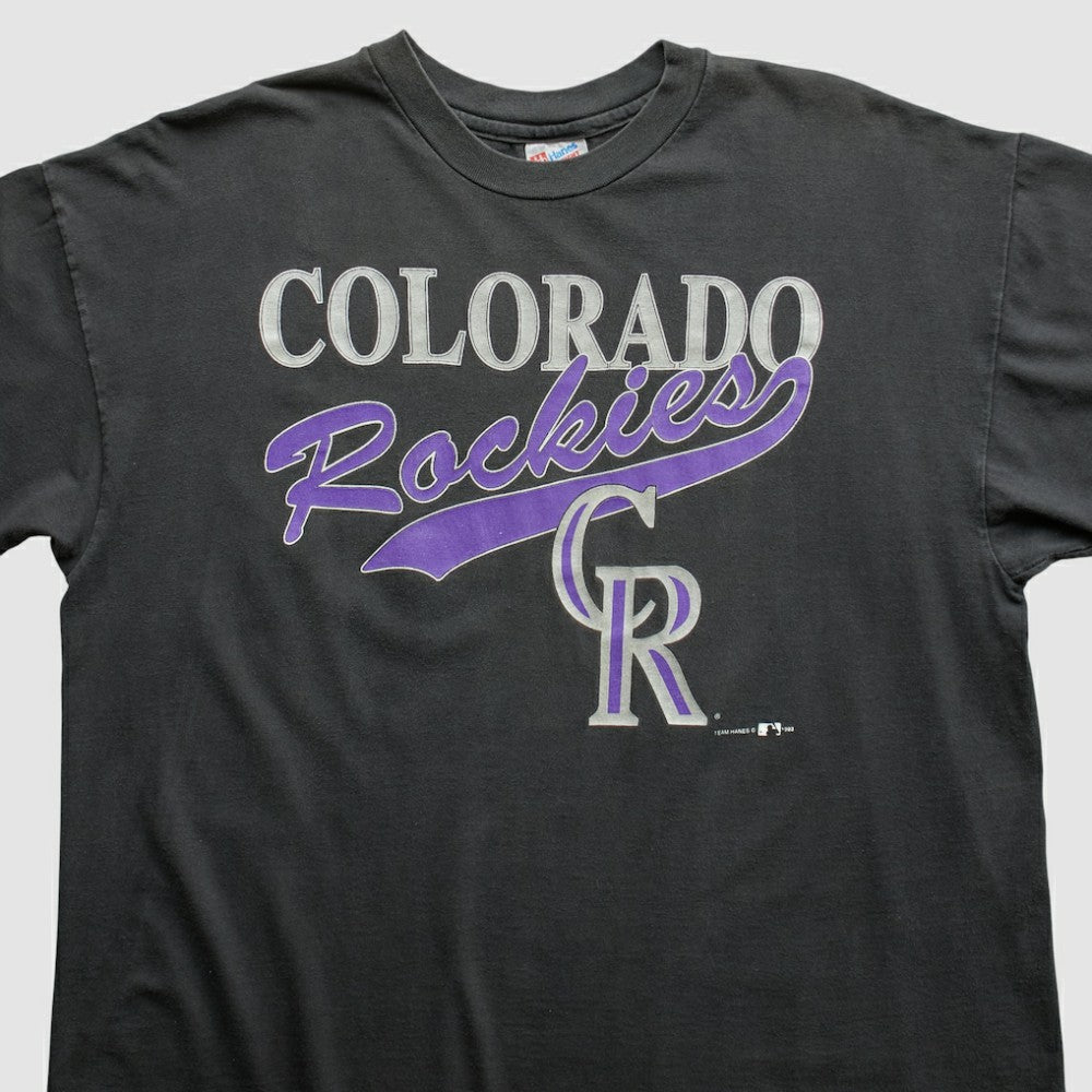 Colorado Rockies Hanes 90s T-shirt - MLB T-shirts