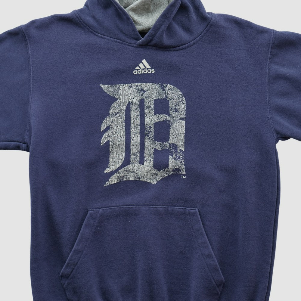 Detroit Tigers Adidas 2010s Hooded Pullover Sweatshirt - MLB Pullover