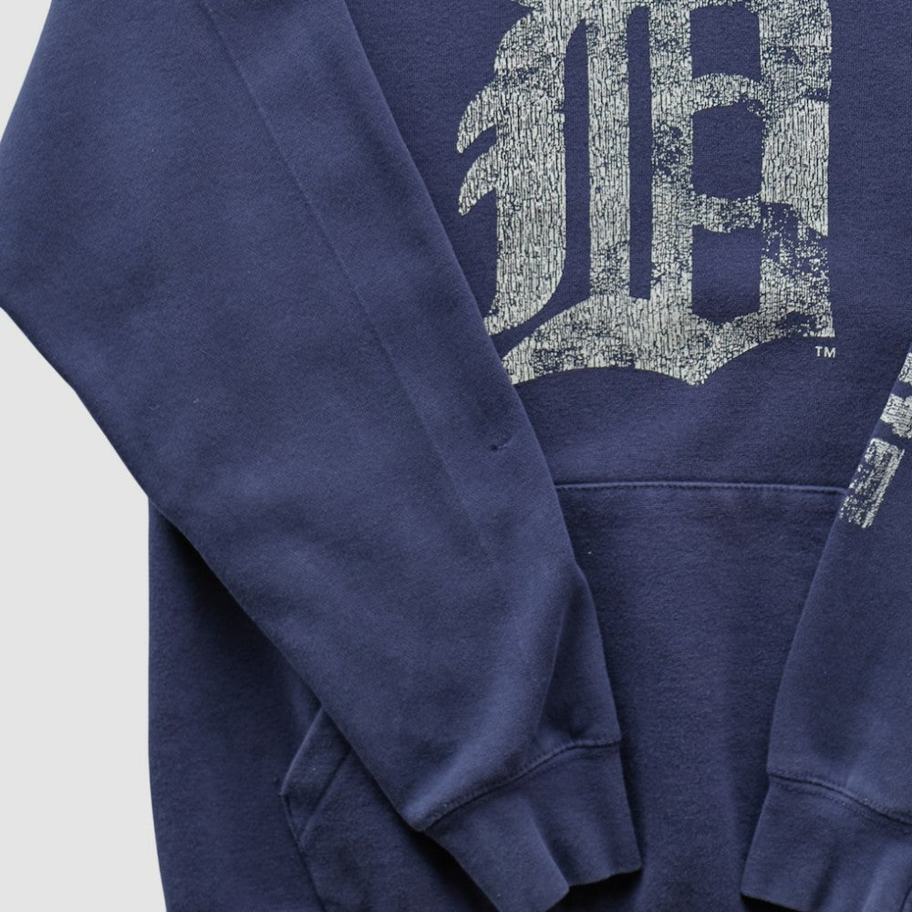Detroit Tigers Adidas 2010s Hooded Pullover Sweatshirt - MLB Pullover